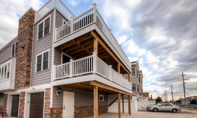 North Beach Haven Apartment | Recently Renovated LBI Apt with Deck on Beach Block!