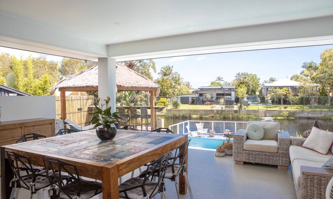 Bogangar House | Reef Water Retreat - Luxe Home With Pool - Walk to Beach