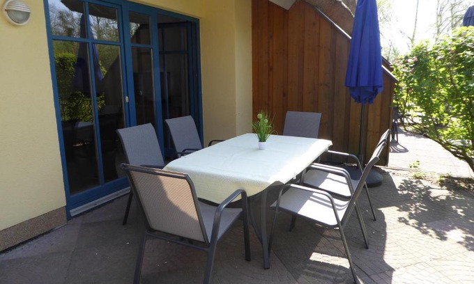 Puddemin House | Reetdachhaus Holunder 3, 6 Personen, Kamin, W-Lan