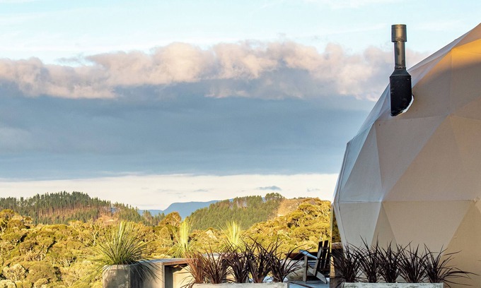 Rancho Queimado Cottage | Refúgio nas Nuvens – Domo Omega Luxuoso com Fogo de Chão e Hidro Panorâmica