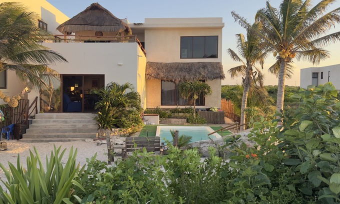 Sisal Apartment | Relax and connect w/nature on this private beachfront studio with great sunsets.