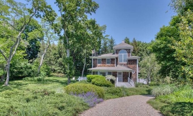 Shelter Island Heights House | Relax at a private beach! Three bedrooms await you near Shelter Island beaches!