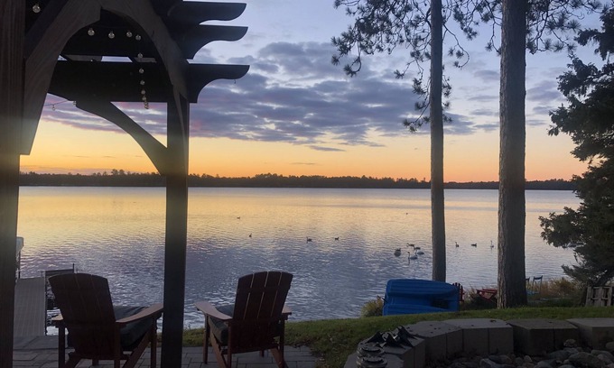 Chickamaw Beach Cabin | Relax in a cozy and private lake front cabin with breathtaking views!