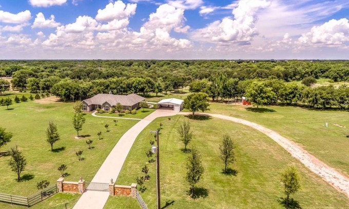 Pilot Point House | Relax in a rural oasis of over 20 acres. Escape from the ordinary.