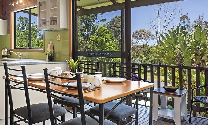 Mylestom Cabin | Relax in comfort and get back to nature in 1 of 4 waterside Cabins