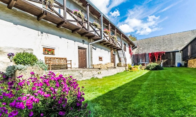 Horni Plana Apartment | Relax in Farmhouse by Interhome