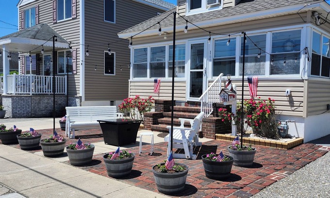 Point Pleasant Beach House | Relax in this newly renovated home just across the street from the boardwalk.