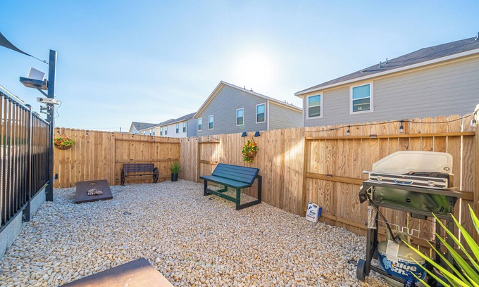 San Antonio House | Relax in this 3-bedroom retreat with games, fitness patio, and cozy charm!