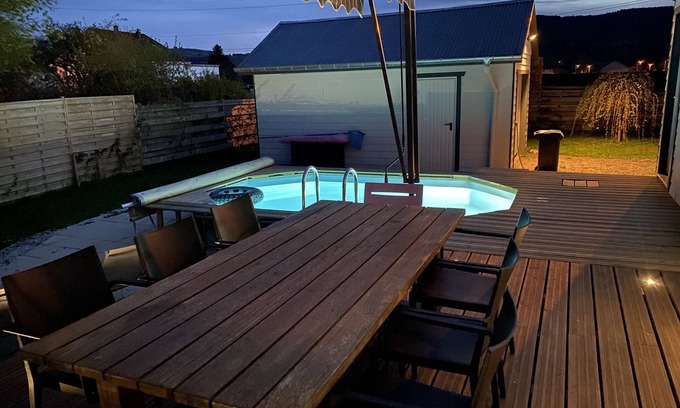 Anould House | RELAXATION AND DISCOVERY spa and swimming pool pets welcome