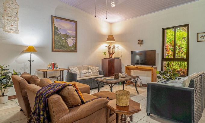 Puerto Carrillo House | Relaxed tropical home with private pool, lush gardens & family-friendly layout