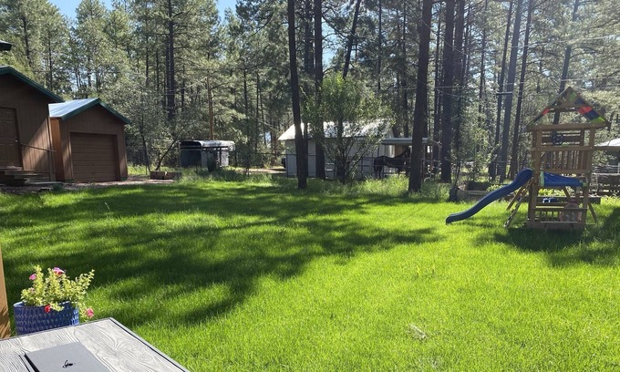 Strawberry Cabin | *Relaxing get away & large entertaining backyard*