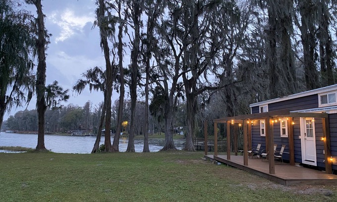 Lutz House | Relaxing Lakefront Farm Tiny Home