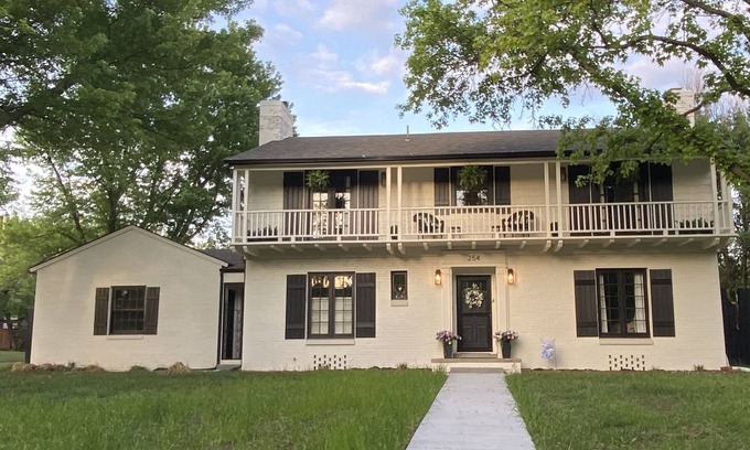 Wichita House | Remodeled Colonial Retreat Close to Shops and Dining