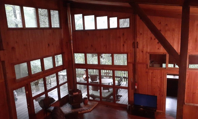 Wesson Cabin | Remote 5 Bedroom Cabin with Pool on 45 Acres