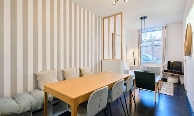 Tourcoing House | Renovated 3 bedroom house with terrace