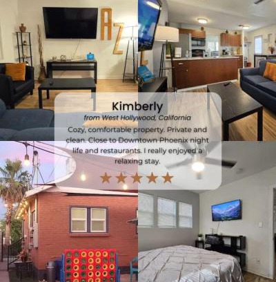 Garfield Apartment | Renovated APT Downtown Phoenix Beautiful Patio