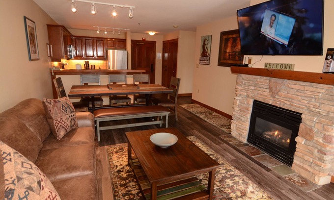 Salt Lake Mountain Resorts Condo | Renovated Central Village, Mountain Views Spacious Ski-In/Out condo. Summer A/C