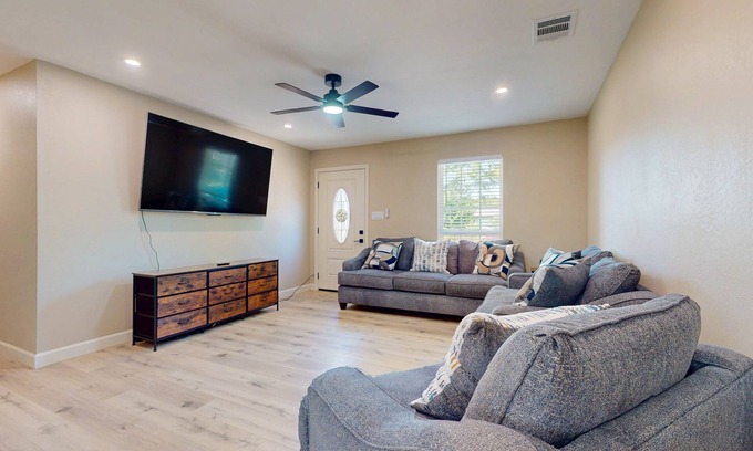 Franklin Park House | Renovated dog-friendly home with kitchen, patio, close to Downtown