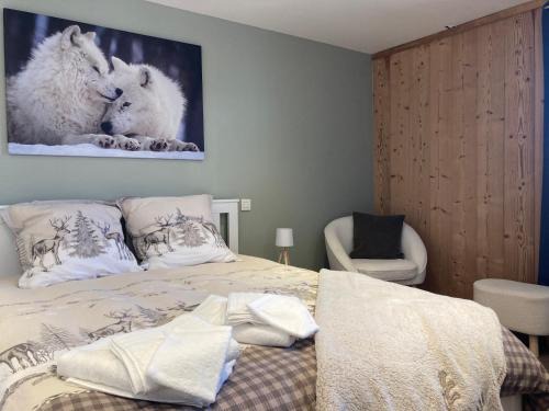 Combloux Apartment | Renovated flat facing Mont Blanc