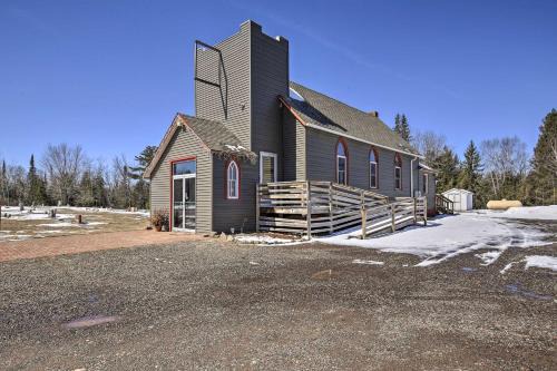 Hayward House | Renovated Historic Church Along Namekagon River!