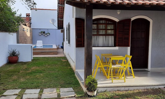 Saquarema House | Renovated house, 400 meters from the beach - 4 bedrooms with heated pool