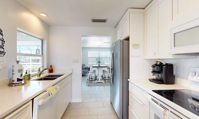 Charlotte Park House | Renovated Luxe Waterfront Getaway | Heated Pool, Screened Lanai & Boat Dock
