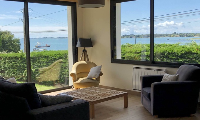 Crach House | Renovated villa Panoramic sea view of the Gulf of Morbihan near Trinité Carnac