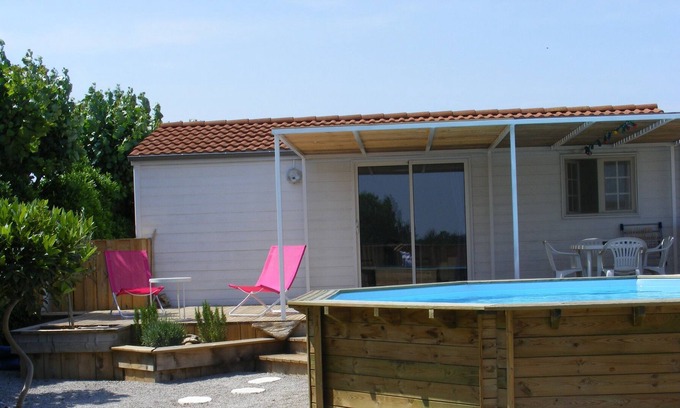 Raissac-d'Aude House | RENTAL CHALET - CHARMING BUNGALOW IN RAISSAC D'AUDE WITH POOL