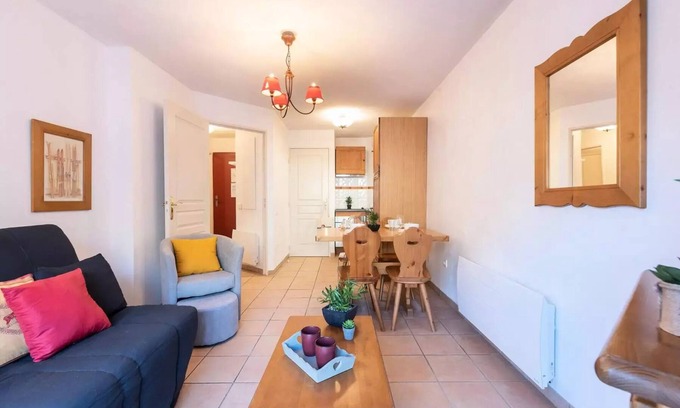 Vielle-Aure Apartment | Residence Ardoisieres Bat D - Apartment 4 people Vielle Aure Indoor pool