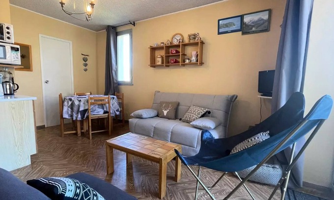 Le Sauze Apartment | Residence La Grande Chaume - Studio for 4 People
