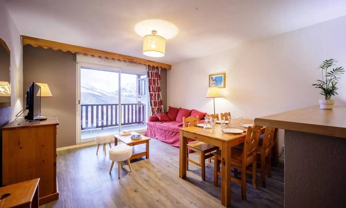 Germ Apartment | Residence Les Hauts De Peyragudes - Peyragudes Apartment for 8 people Free WiFi
