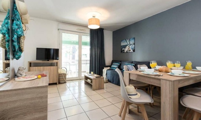 Moliets-et-Maa Apartment | Residence Odalys Bleu Océan *** - 4 Rooms 8 People