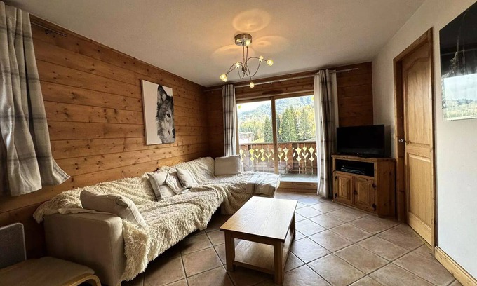 Les Esserts Apartment | Residence Refuge De l'alpage Bat B - Spacious apartment dulex feet pistes