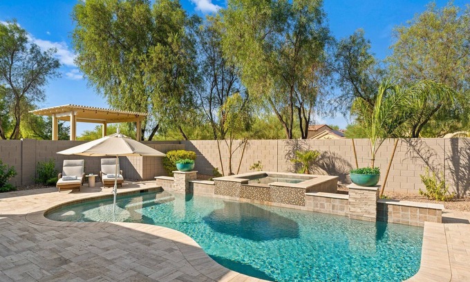 San Tan Valley House | Resort Style Pool and Luxury Touches - Modern, Bright, and Clean