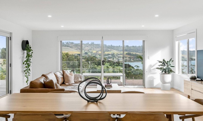 Legana House | Restful River Vista (ITAS) - Stunning architectural home with wraparound Tamar River views