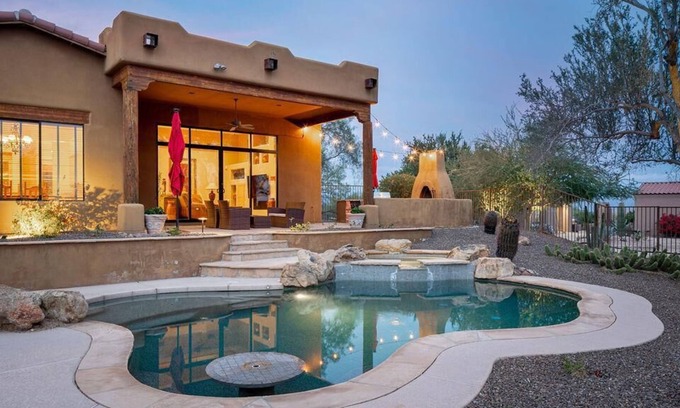 Rio Verde Foothills House | Retreat in this Warm Desert Dwelling in Rio Verde Foothills w/ amazing views, ama pool