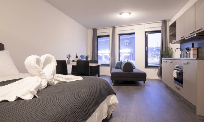 Delft Apartment | Retreat to quite newly build apt center Delft 02A