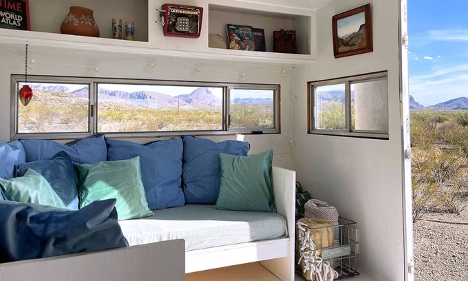 Alpine House | Retro Camper in Big Bend for Unforgettable Retreat