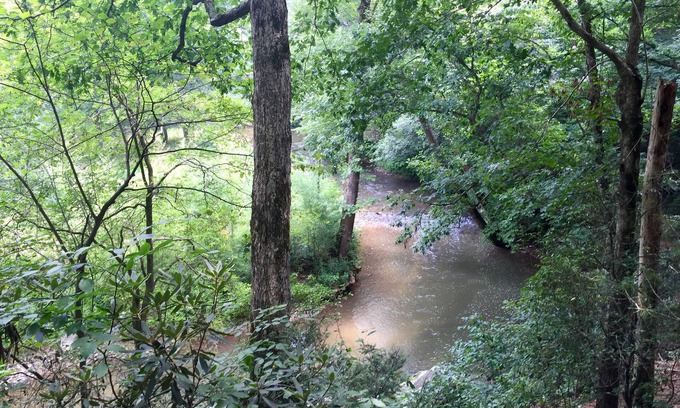 Ellijay Cabin | Right on Clear Creek Tiny Home! Secluded yet convenient to town.