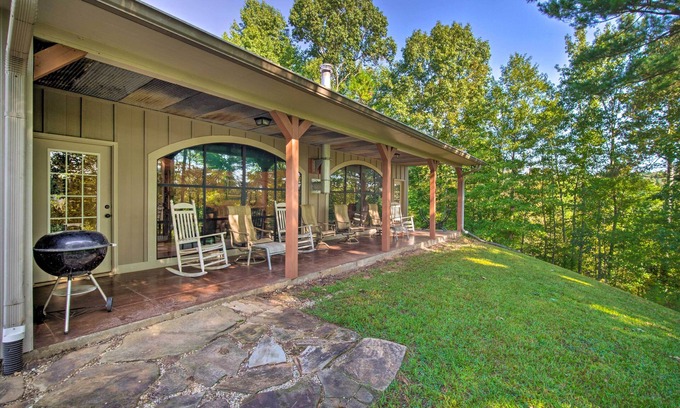Heflin Cabin | 'River Bend Lodge' Heflin Home in the Woods!