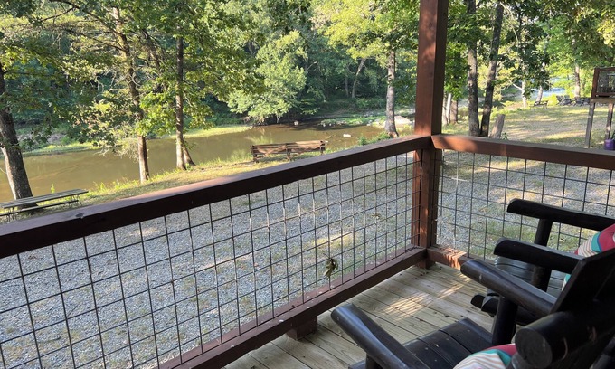 Hatfield Cabin | River cabin on Upper Mountain Fork river in Hatfield near Mena AR-Wolf Pen Gap