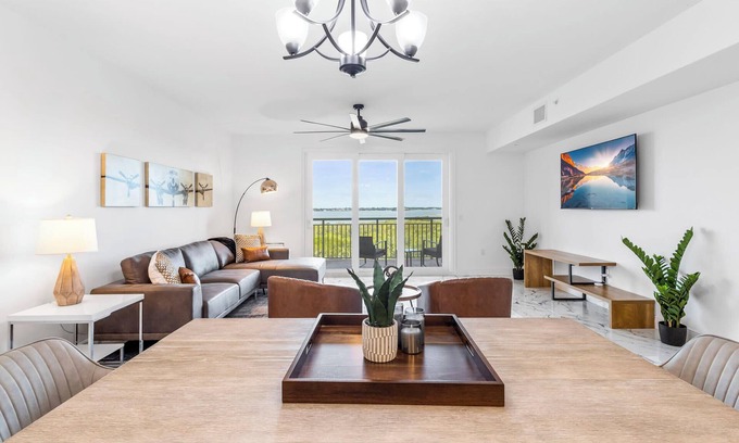 Merritt Island Condo | RIVER FLY IN: Coastal Penthouse, Panoramic Views