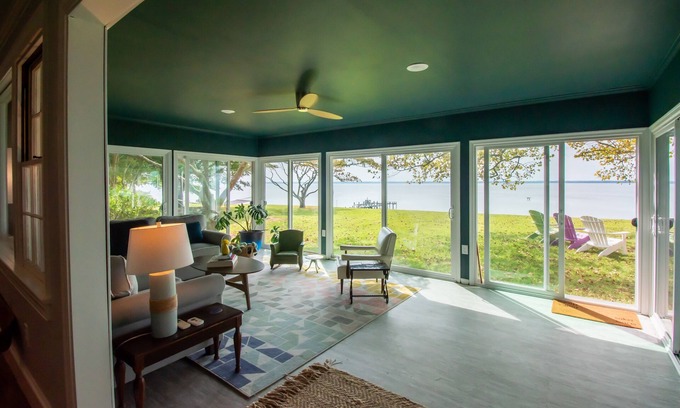 Lancaster House | River Retreat with Sunset Views
