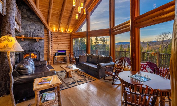 Lake Placid House | River Road Loj - Lake Placid log cabin rental