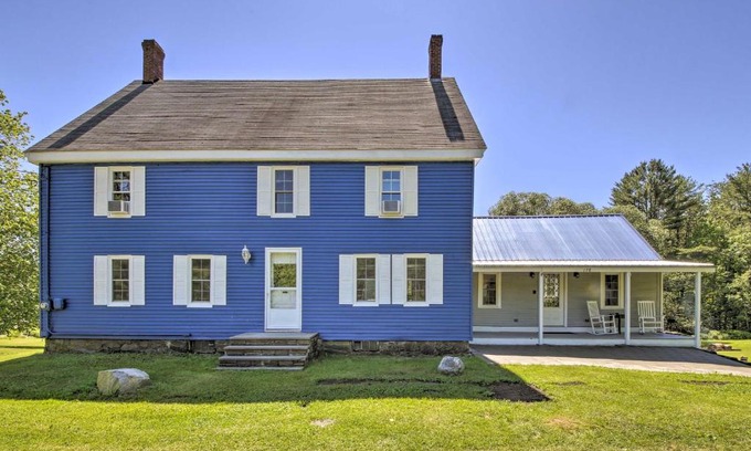 Wiscasset House | Riverfront Coastal Escape with Deep Water Dock!