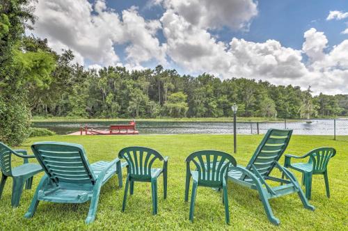 Dunnellon House | Riverfront Dunnellon Home with Dock and Solarium!