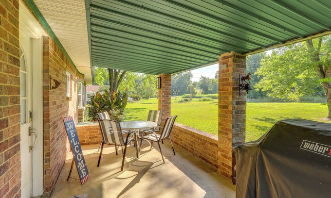 Cotter House | Riverfront Home w/Porches & Views in Cotter!