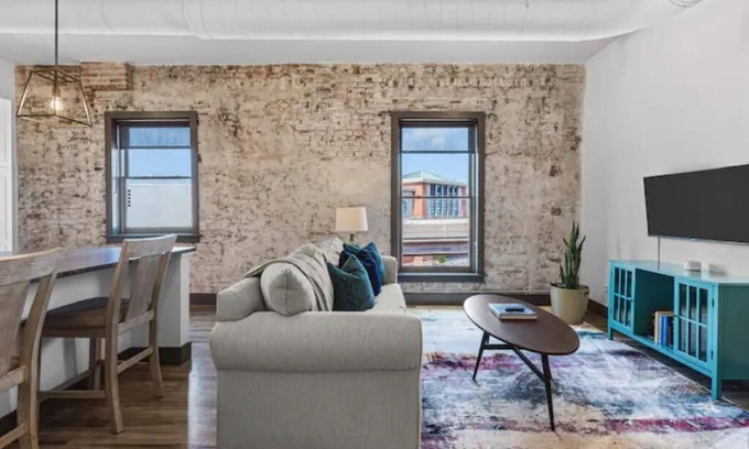 Downtown St. Louis Apartment | Riverfront Loft - Walk to Arch, Casino, Convention Center & Stadiums