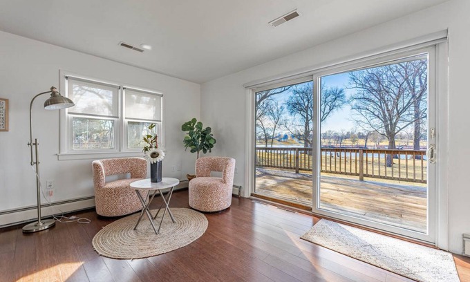 Rockford House | Riverfront Loves Park Home w/ Fire Pit!