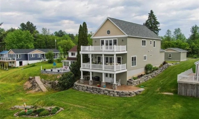 Alexandria Bay House | Riverfront Retreat: Dock access & Tanker Views